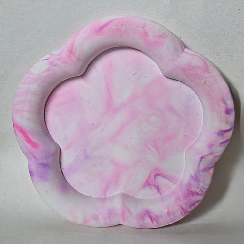 Flower Trinket Tray - Pink & Purple