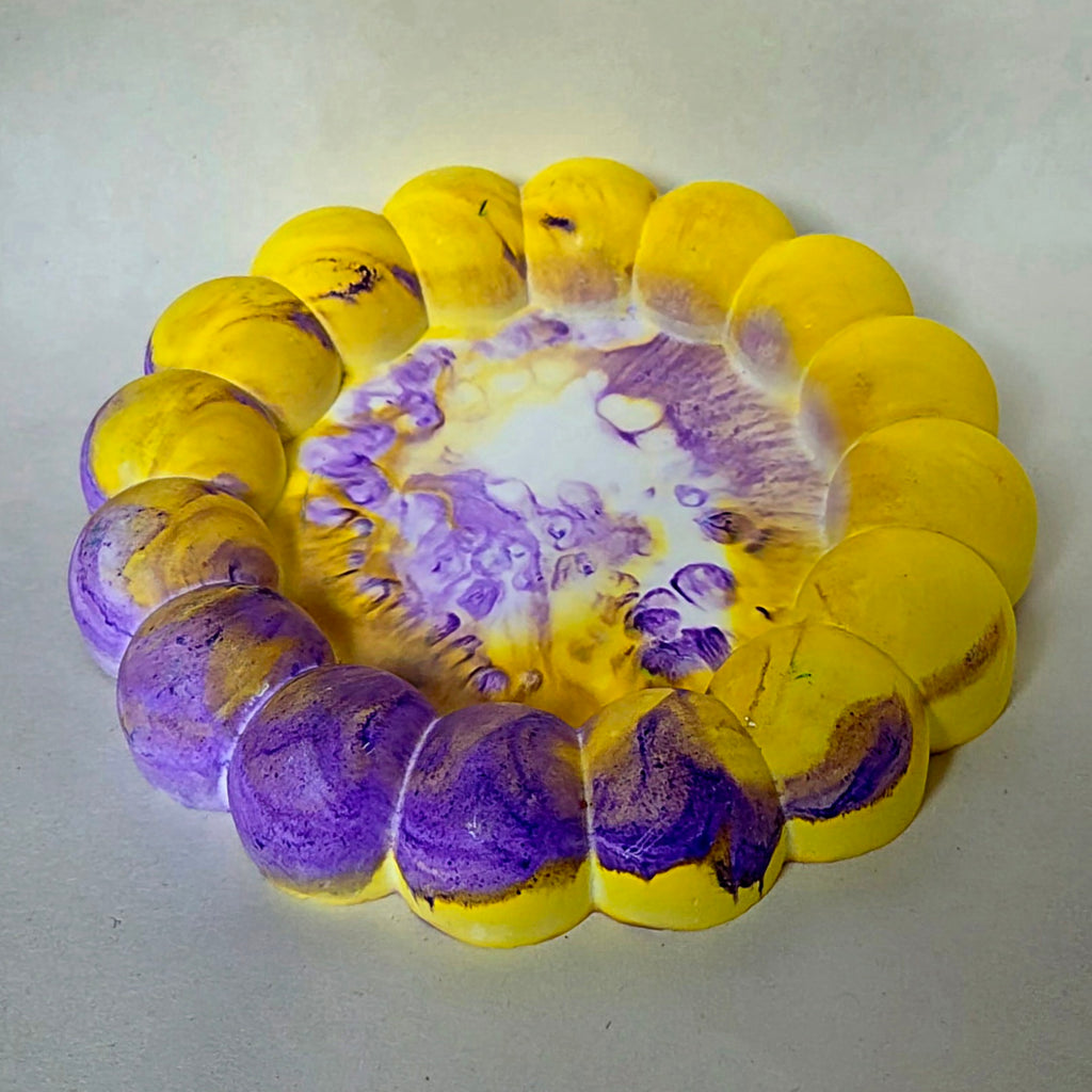 Coaster - Yellow & Purple