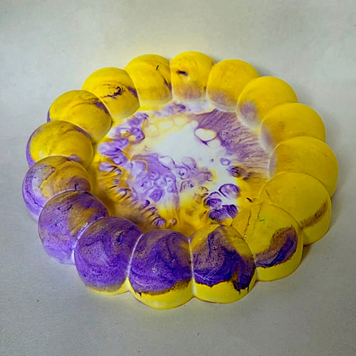 Coaster - Yellow & Purple