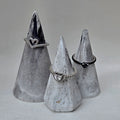 Marbled Ring Cone Set – Grey, White & Black