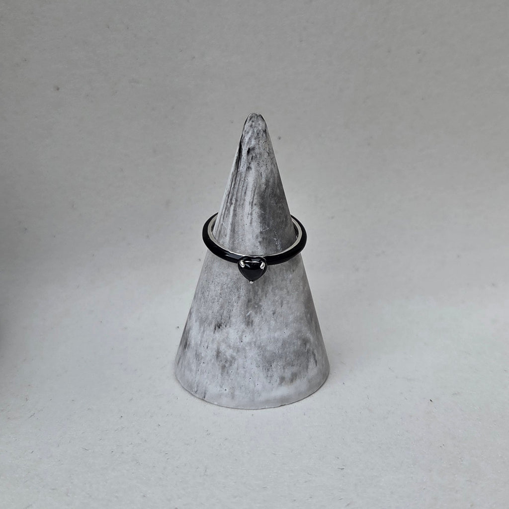 Marbled Ring Cone Set – Grey, White & Black