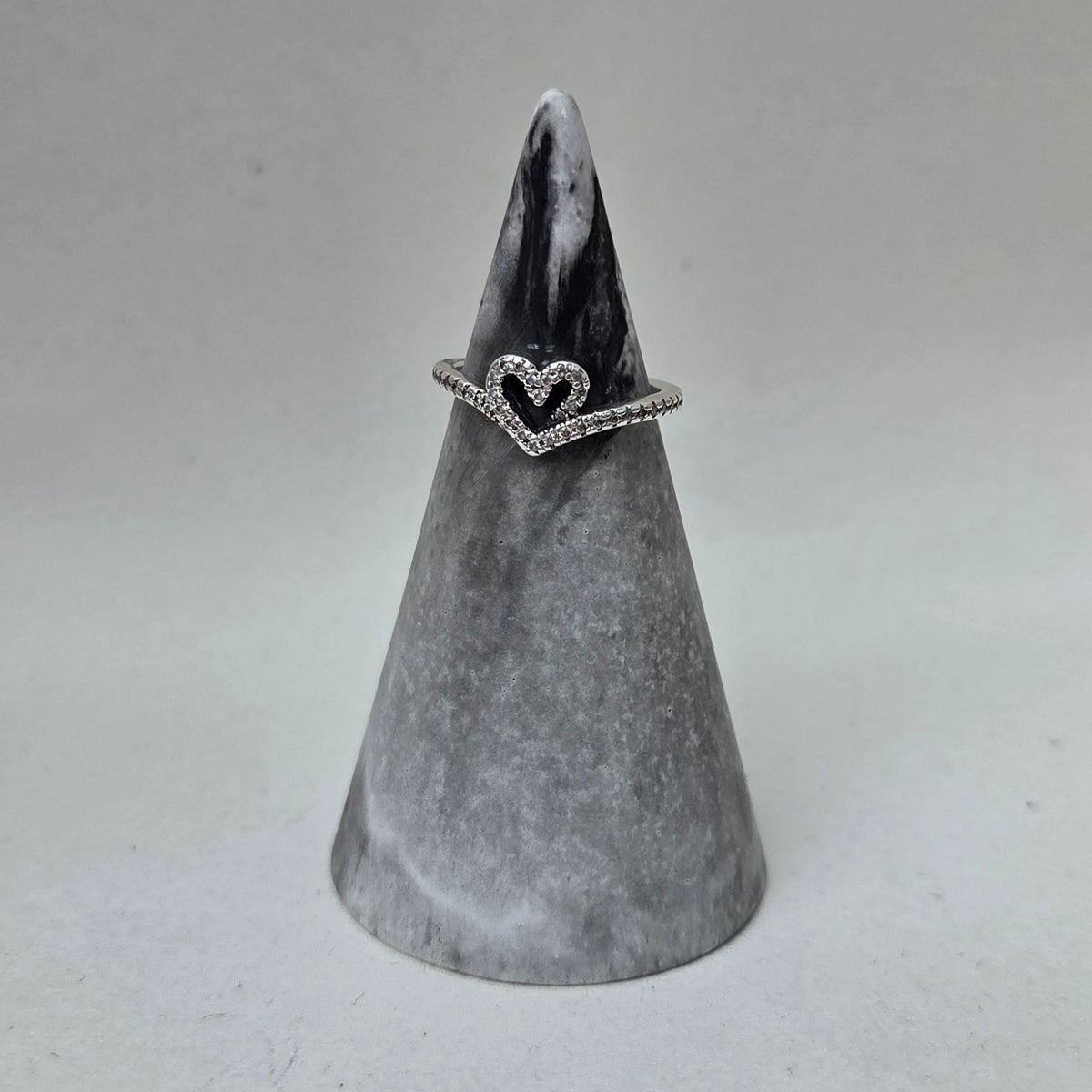 Marbled Ring Cone Set – Grey, White & Black