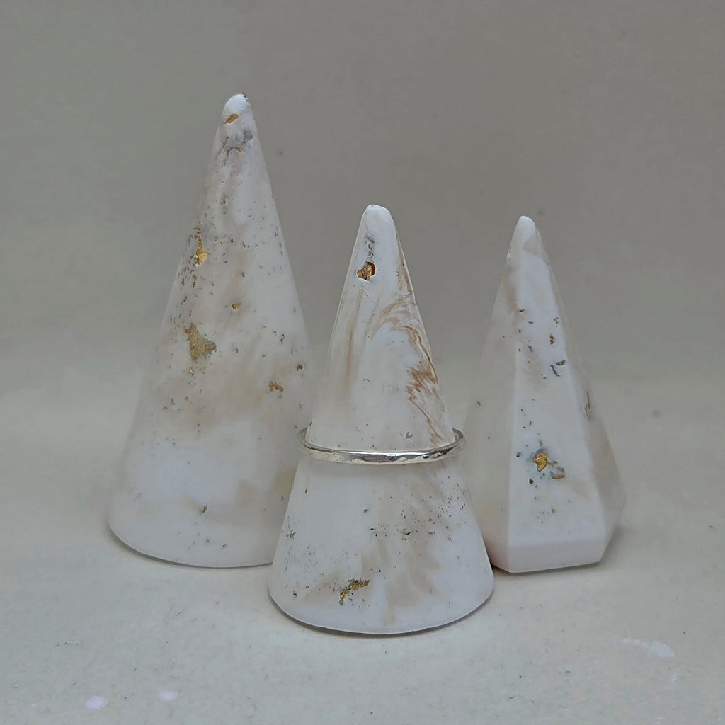 Marbled Ring Cone Set – Golden Neutrals